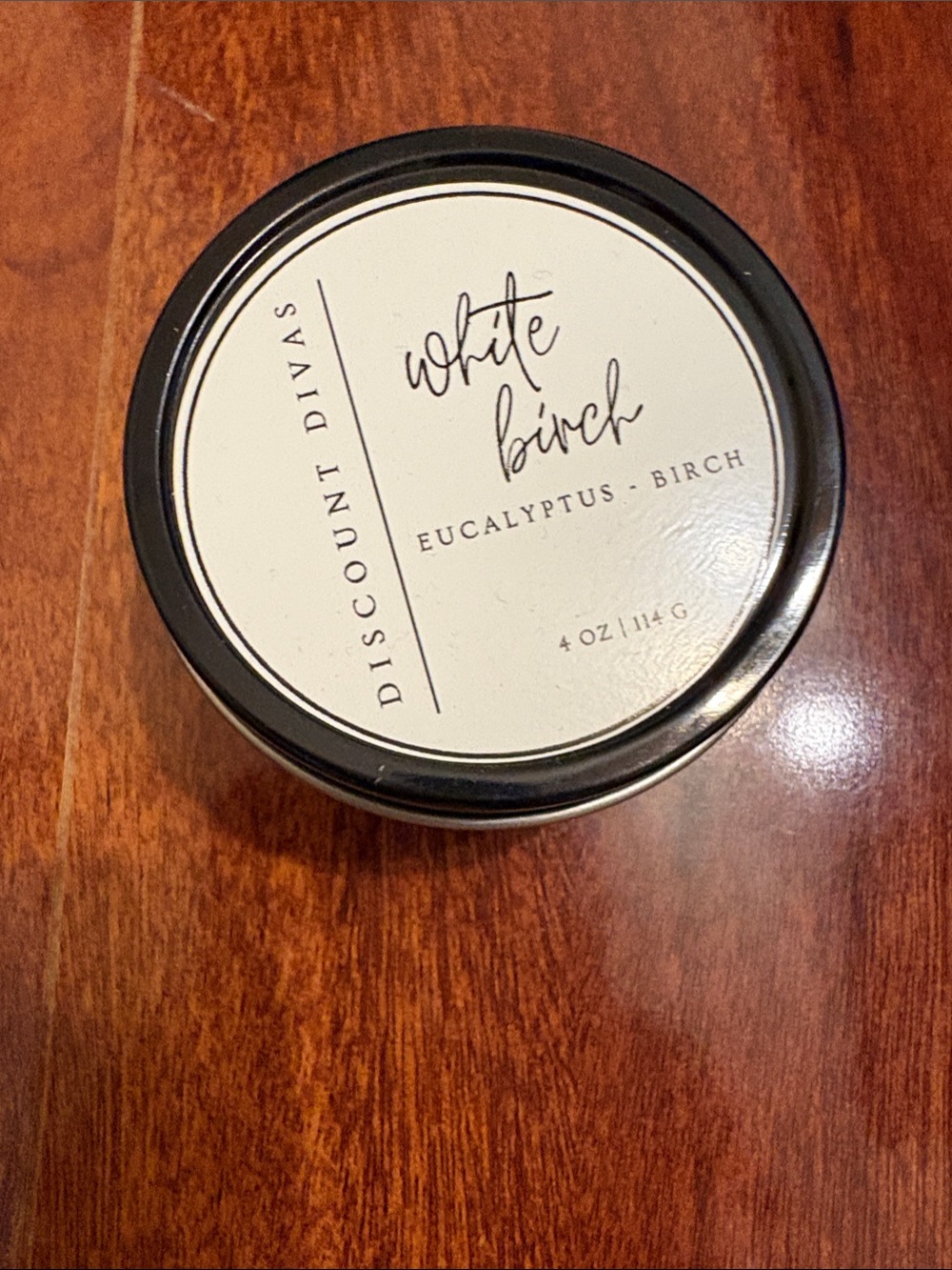White Birch candle White/Cream